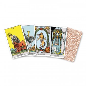 Les Mini-jeux rinkinys - Tarot A.E. Waite & Petit Lenormand (Prancūzų k.) Cartamundi Cartomancie Dusserre